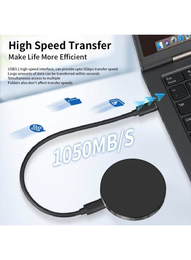 SSD Magnetic Circular Line Charging Mobile Hard Disk 1TB/2TB/4TB/8TB Products-Capacity:1TB-Interface:TYPE-C - Image 4