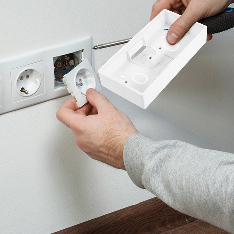 🏠 علبة بلاستيكية قياسية للحائط تسهل عملية التوصيل وتضمن التوافق - Image 5