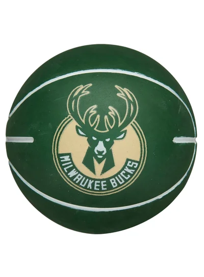 Wilson NBA Mini Dribbler Basketball - Milwaukee Bucks - Super Mini - Green