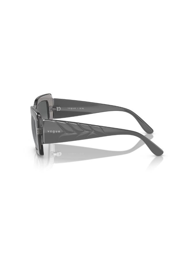 Vogue Full Rim Rectangular Sunglasses 0VO5481S - Image 4