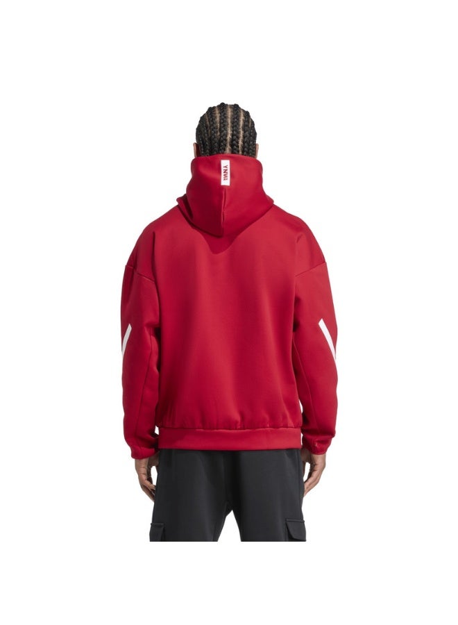 Adidas Adidas Lfc Anth Jkt Red Football Track Tops For Men XS - Image 3