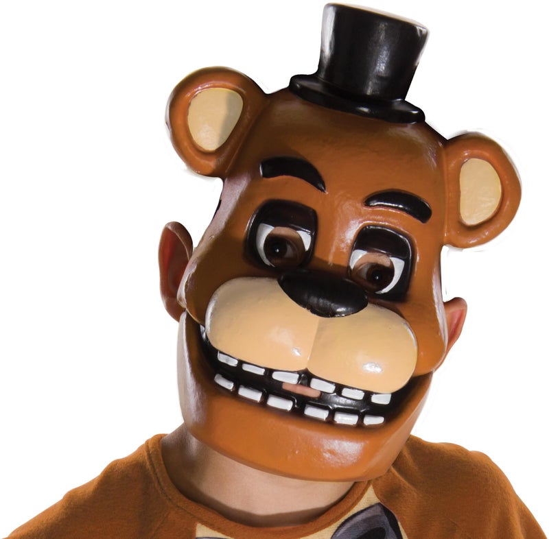 Rubies Five Nights At Freddy's: Freddy Fazbear Half Mask for Kids, Boy's No Size - Image 1