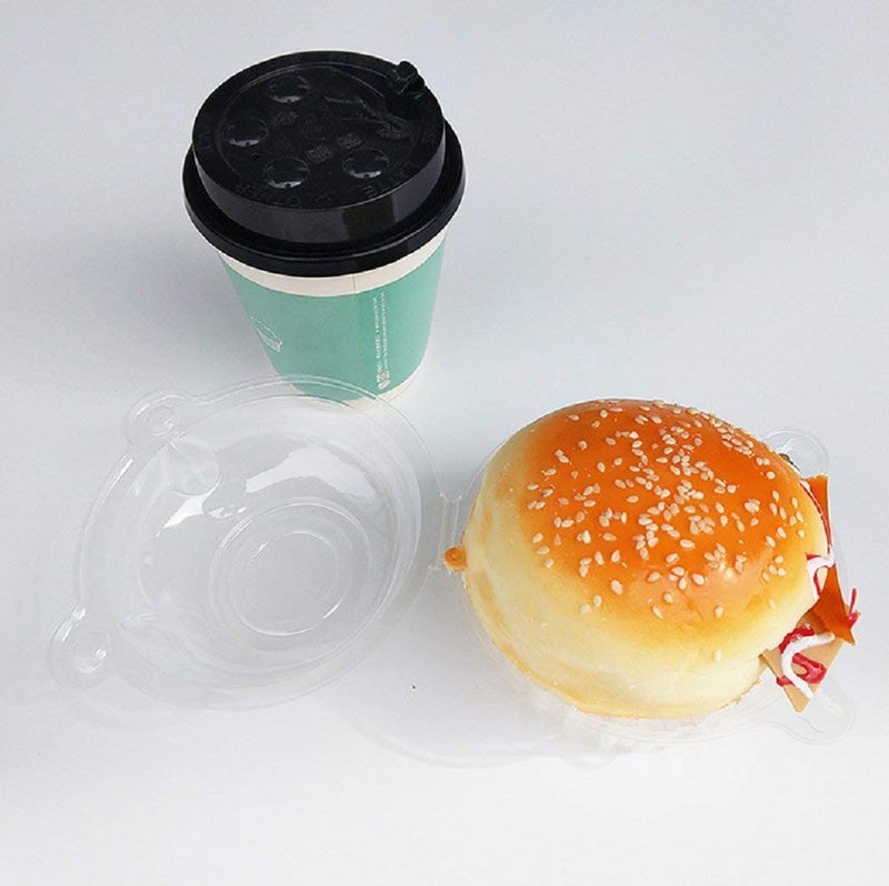 BlueSnail 50 pieces Plastic Single Individual Cupcake Muffin Dome Holders Cases Boxes Cups Pods - Image 5