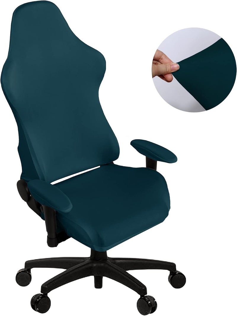 SARAFLORA Gaming Chair Covers Stretch Washable Computer Chair Slipcovers for Armchair, Swivel Chair, Gaming Chair,Computer boss Chair (Sapphire, X-Large) - Image 1