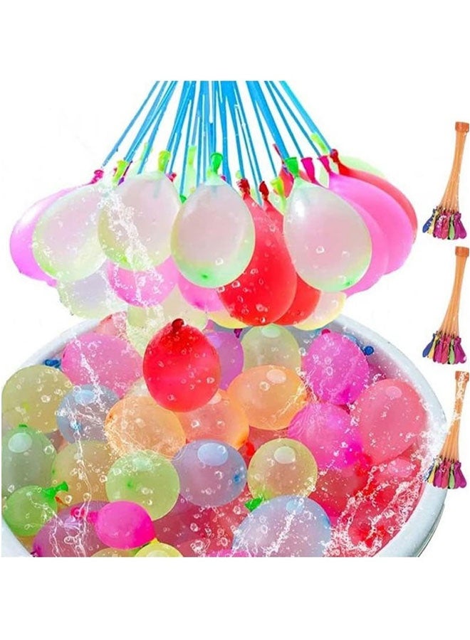 （111 pieces/bag）Water Balloons Easy Quick Fill Balloons with in 60 Second Splash Fun Rapid-Filling for Kids and Adults Party (Multicolour） ﻿ - Image 4