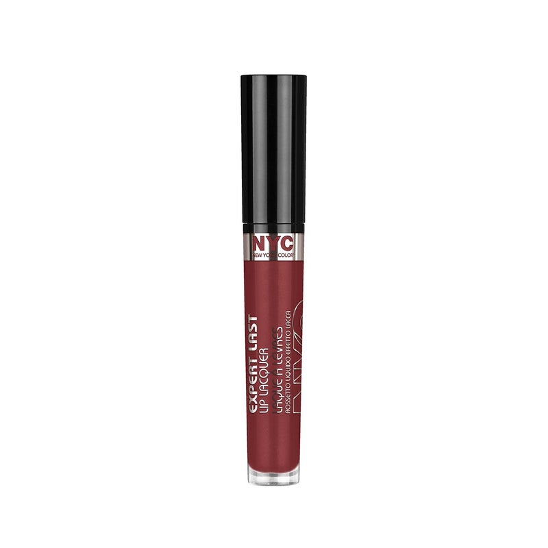 NYC N.Y.C. New York Color Expert Last Lip Lacquer, Turtle Bay Toffee, 0.15 Fluid Ounce