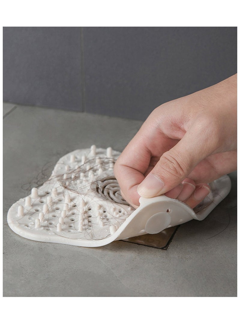 Shower Drain Hair Catcher, Bathtub Stopper Cover, TPR Sink Strainer for Bathroom, Kitchen Sewer Filter Room - Image 4