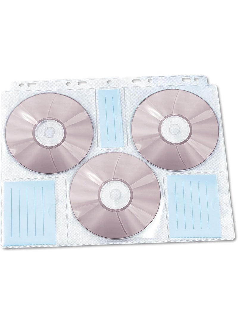Innovera Innovera 39301 TwoSided CDDVD Pages for ThreeRing Binder 10Pack  - Image 4