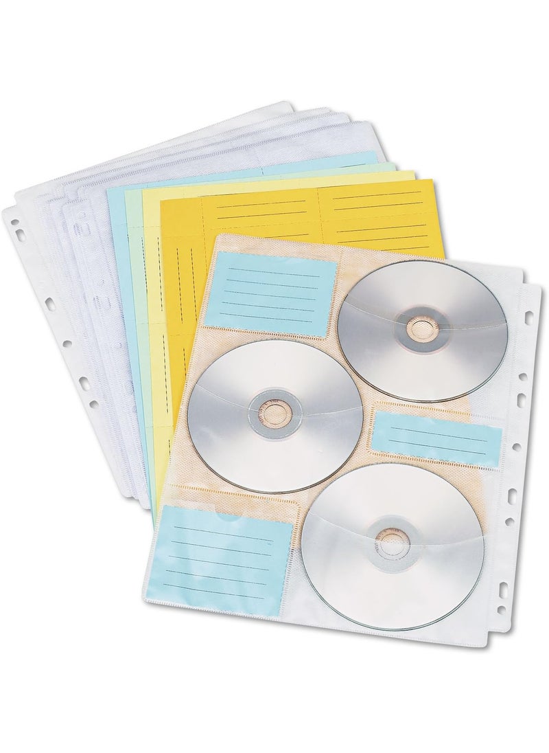 Innovera Innovera 39301 TwoSided CDDVD Pages for ThreeRing Binder 10Pack  - Image 1