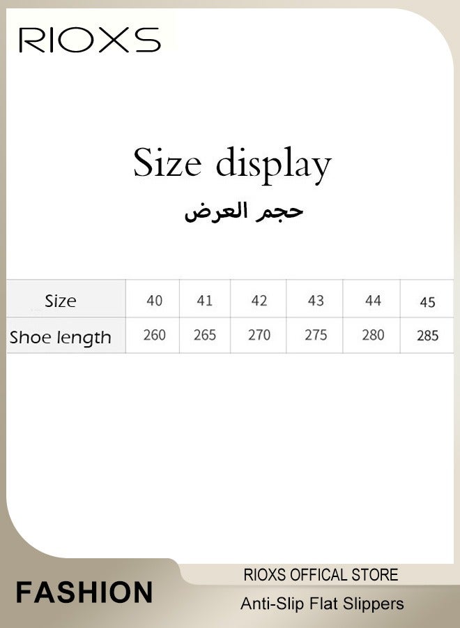 RIOXS Slipper For Men And Women,Unisex Shower Slippers,Anti-Slip Soft Sole Slippers,Flat Slipper For Bathroom Beach Pool,Lightweight Open Toe Slipper,Home Indoor Outdoor Slipper - Image 3