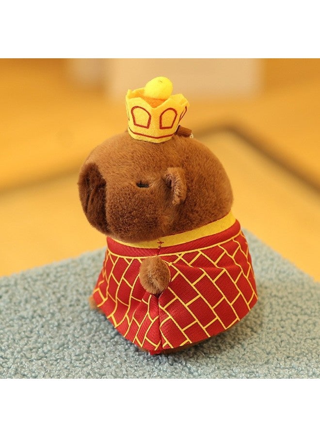 Kapibala Hot Sale Children's Plush Toy Capybara Doll Machine Push Night Market Ring Small Gifts-Color:Capybara-turtle Backpack Small Model-Height:12cm With Ordinary Round Buckle - Image 5