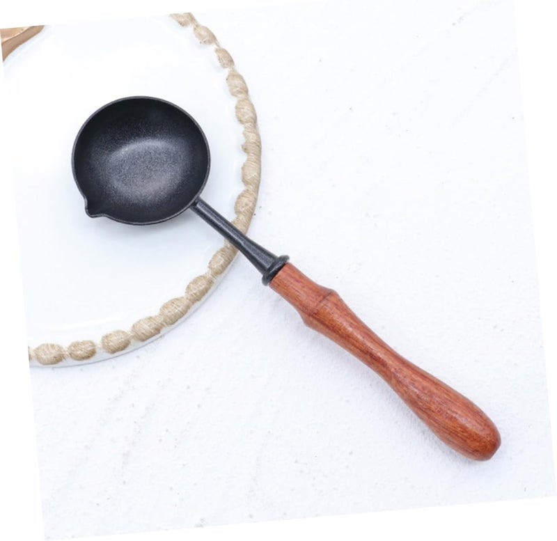 HOODANCOS Wax Seal Spoon Handle Non-Stick Wax Melting Tool Easy to Clean and Design for Home Decoration and Crafting - Image 2