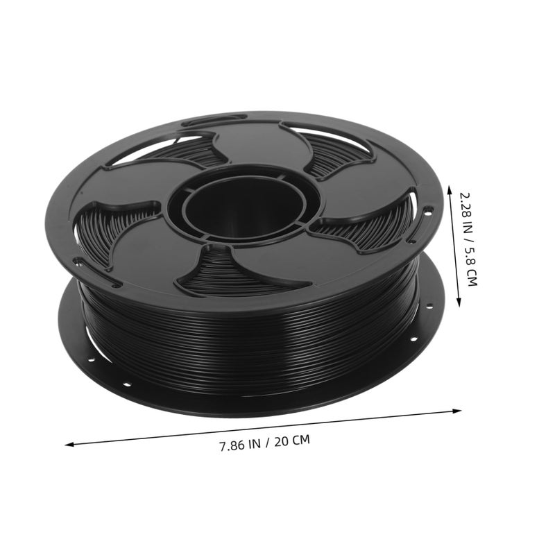خيوط الطباعة ثلاثية الأبعاد من PETG الأسود بكرة للنماذج عالية الدقة والمستلزمات الهندسية - Image 3