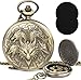 Kabinka DND Dice Set 7pcs Mini Metal Dice with Pocket Watch Shell Portable DD Die with Necklace Dungeons and Dragons Dice for RPGFiveHeaded Dragon Bronze - Image 3