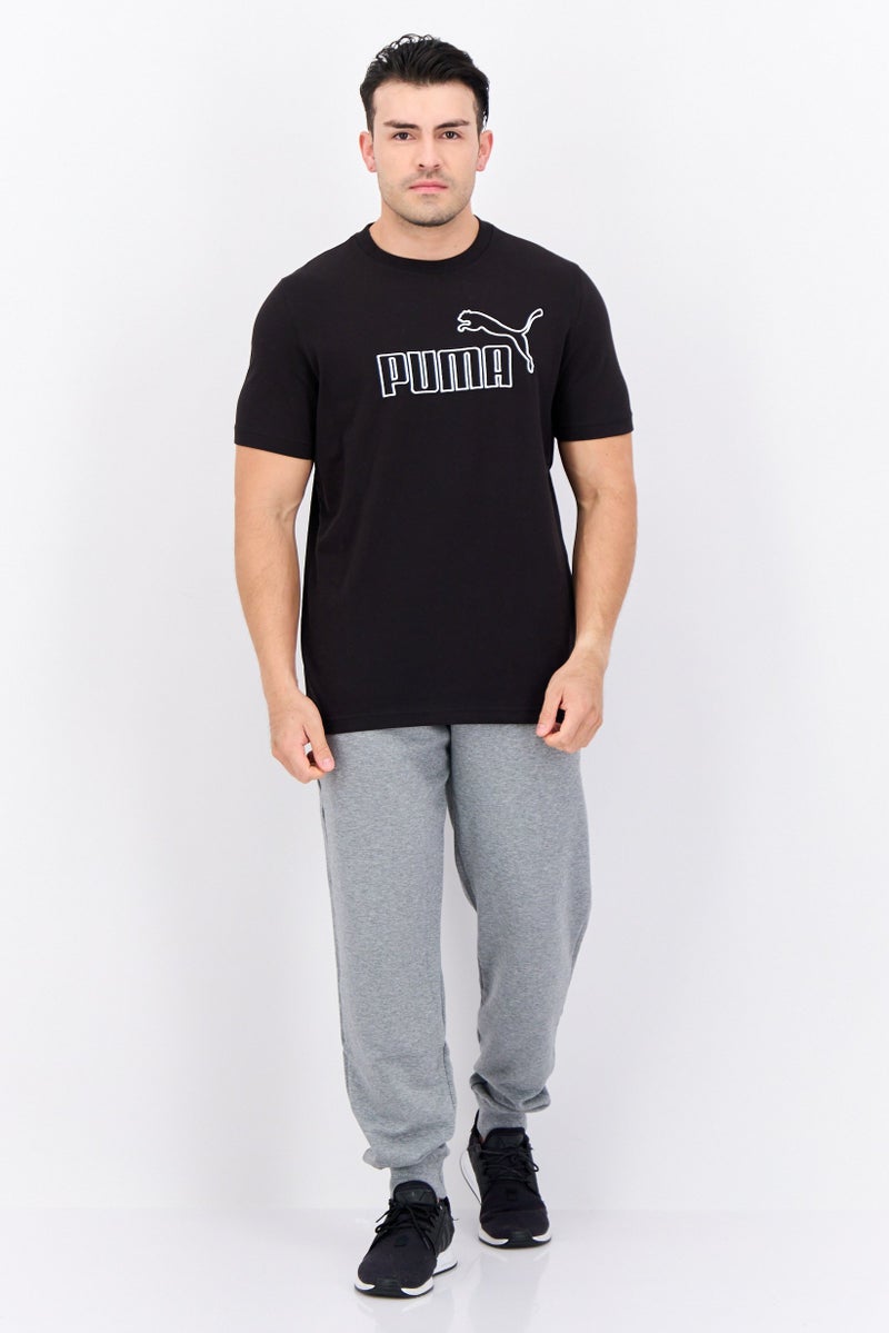 PUMA Men Regular Fit Short Sleeves Outdoor T-Shirt, Black  - Image 4