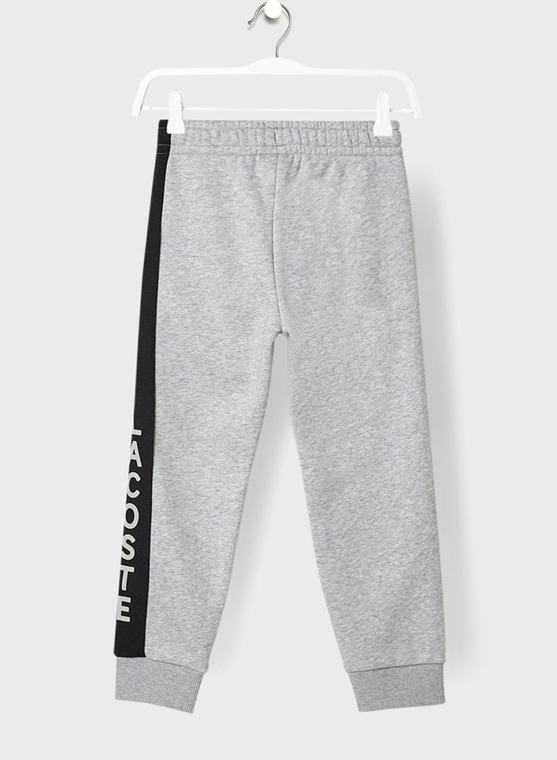 LACOSTE Kids Fleece Blend Sweatpants  - Image 2