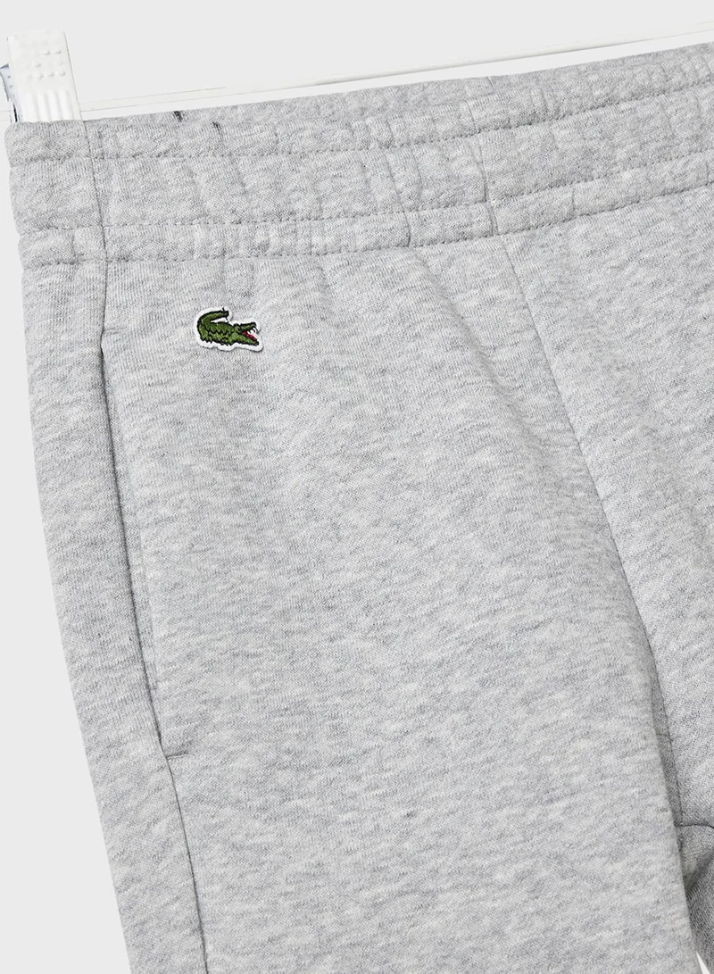 LACOSTE Kids Fleece Blend Sweatpants