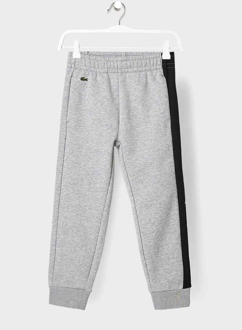 LACOSTE Kids Fleece Blend Sweatpants  - Image 1