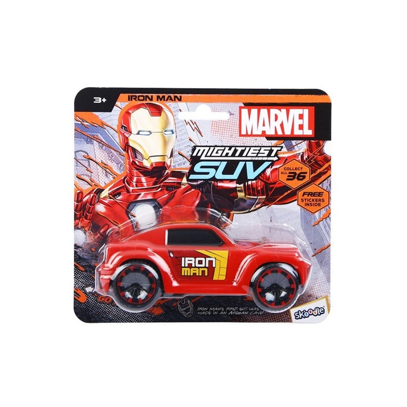 Marvel Skoodle Pull Back Mightiest SUV Ironman Toy Vehicle for Ages 3+ - Image 1