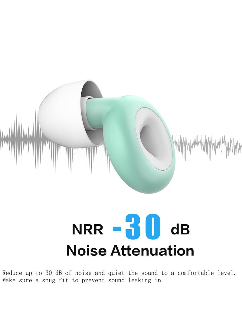 Advanced Ear Plugs for Noise Reduction – Comfortable Silicone, Multi-Size, High Fidelity Hearing Protection for Sleep & Focus – 30dB Noise Cancelling