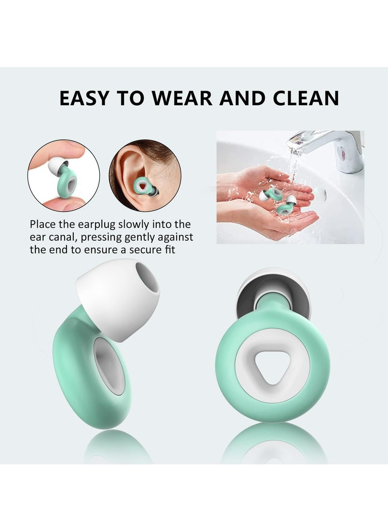 Advanced Ear Plugs for Noise Reduction – Comfortable Silicone, Multi-Size, High Fidelity Hearing Protection for Sleep & Focus – 30dB Noise Cancelling