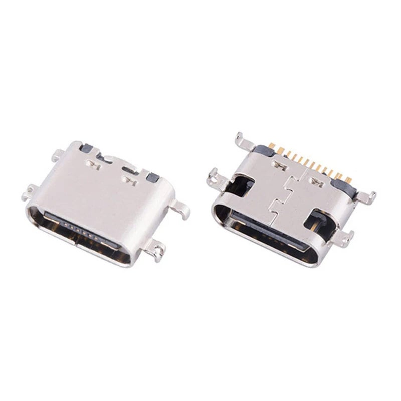 Teansic 100Pcs 10Models Type-C USB 3.1 Charging Dock Connectors Mix 6Pin and 16Pin Use for Mobile Phone and Other Product Repair Kits - Image 4