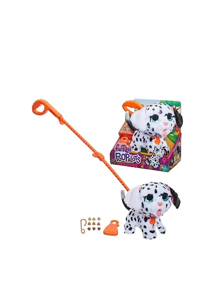 Fur Real - FurReal Poopalots Big Wags Dalmatian – Interactive Musical Walking Puppy Toy with 3 Fun Songs, Sound Effects, & 3 Themed Accessories – Cute Pet for Kids Ages 4 and Up - Image 1