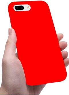 ELTRAZONE case compatible with iPhone SE 2020/2022 iPhone 7 & iPhone 8 4.7 inch, Liquid Silicone Slim Protective Shockproof Phone Case Cover (RED)  - Image 1