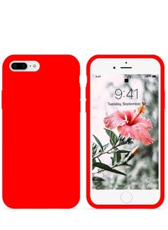 ELTRAZONE case compatible with iPhone SE 2020/2022 iPhone 7 & iPhone 8 4.7 inch, Liquid Silicone Slim Protective Shockproof Phone Case Cover (RED)  - Image 2