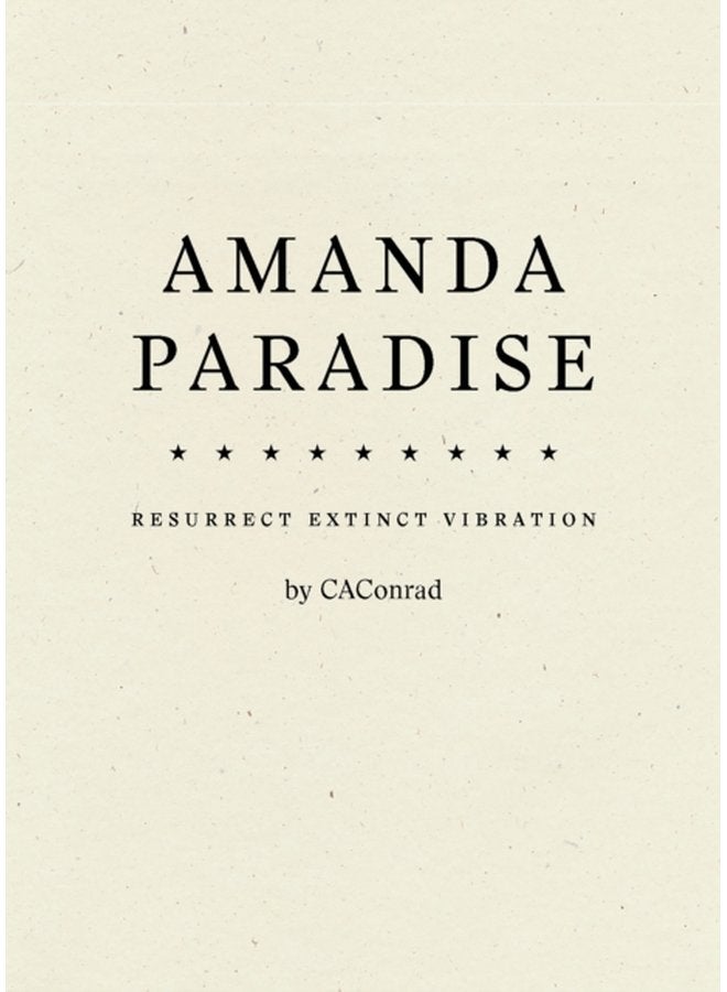 AMANDA PARADISE - Paperback