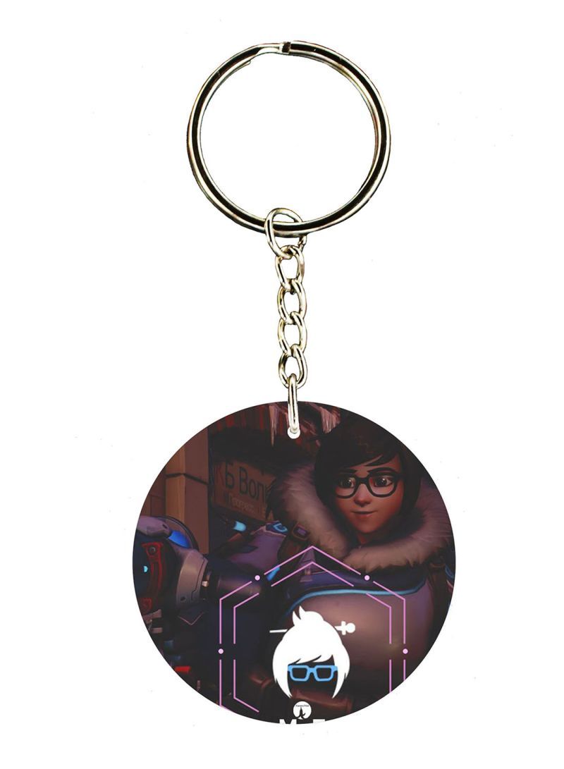 Overwatch Double Side Printed Keychain