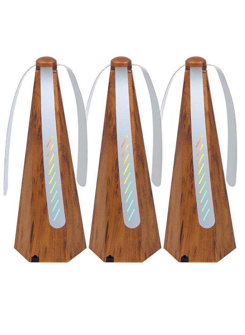 Captaintech Fly Repellent Fan for Tables Fan Portable Wood Grain Table Fan,for Outdoor Indoor Keep Flies and Bugs Away from Your Food without using Chemicals Enjoy your Outdoor Meal without Bug Spray  - Image 1