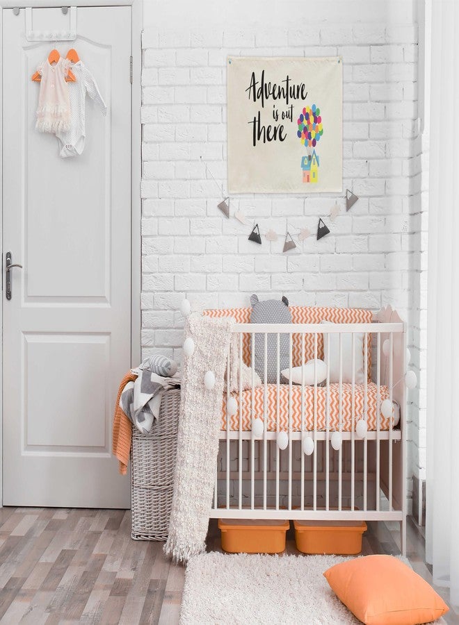 Topthink Travel Around The World Banner-Nursery Wall Décor-Canvas Hanging Pennant Flag Wall Sign Decor Gift for Kids Girl Boy,Nursery Playroom Kids Room Decor - Image 5