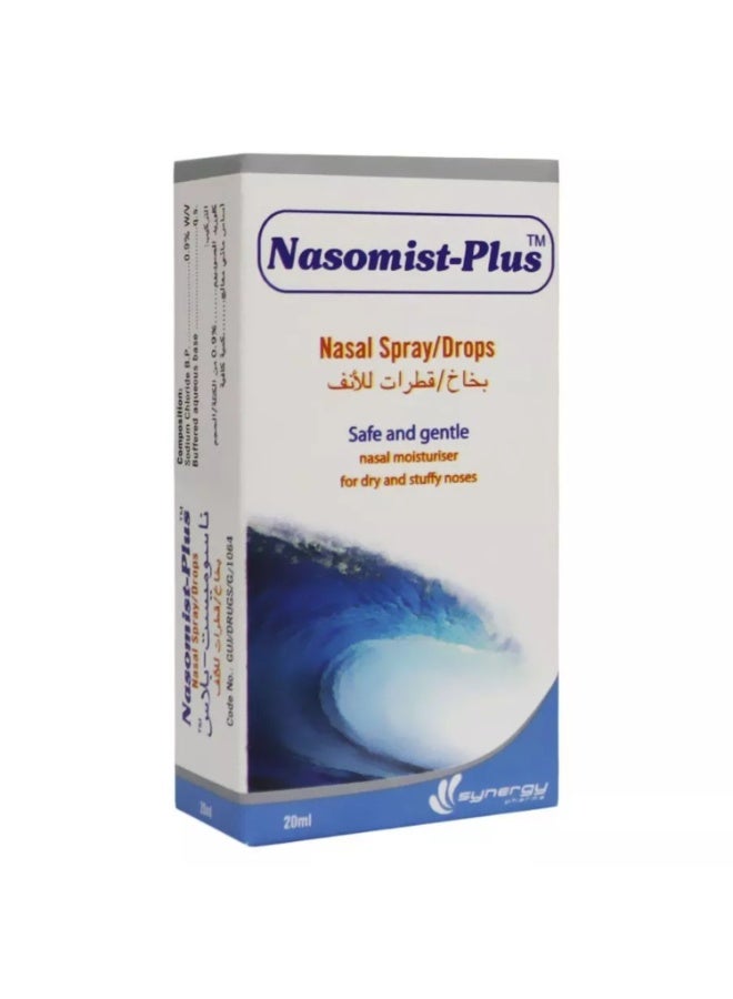 Nasomist Plus Nasal Spray/Drops 20ml