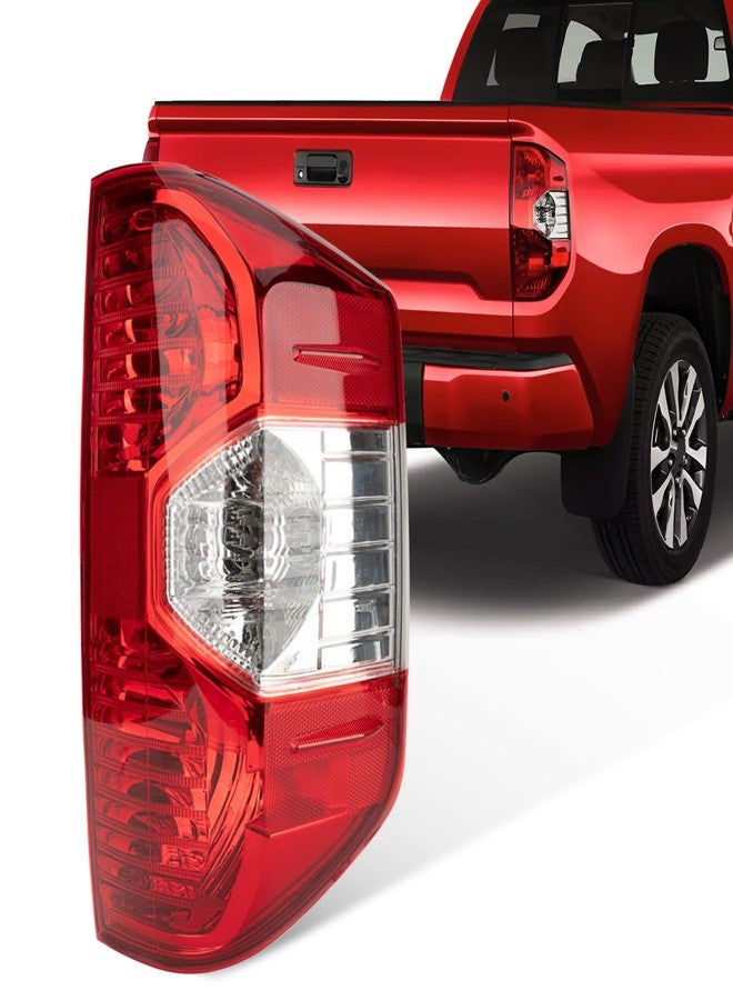 Autoverve Tail Light Assembly Fit For Toyota Tundra 2014 2015 2016 2017 2018 2019 2020 2021 Rear Right Passenger Back Side Lens Housing Taillight Cover Replaces 81550-0C100 TO2801193(Lamp Included) - Image 1