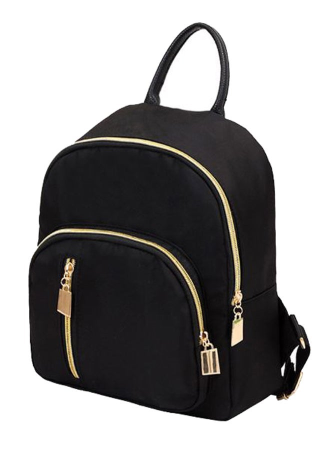 Tassel Shoulder Mini Bagpack Black - Image 2
