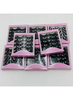 HBZGTLAD HBZGTLAD NEW 5Pair Fluffy Lashes 25mm 3d Mink Lashes Long Thick Natural False Eyelashes Lashes Vendors Makeup Mink Eyelashesa(5D83)  - Image 4
