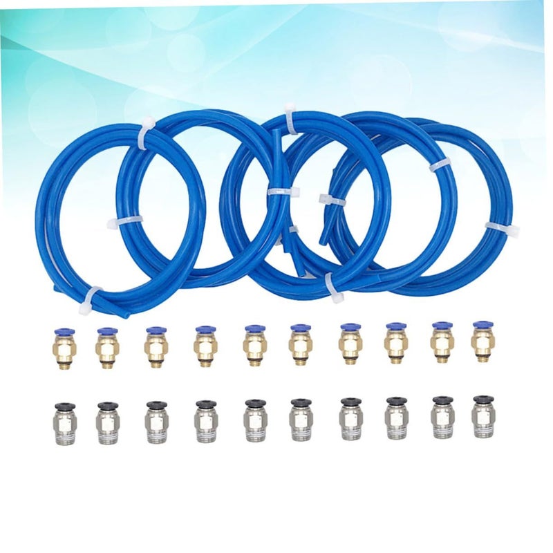 طقم أنبوب PTFE أزرق مع وصلة سريعة مقاومة للحرارة بديل للطابعات ثلاثية الأبعاد - Image 3