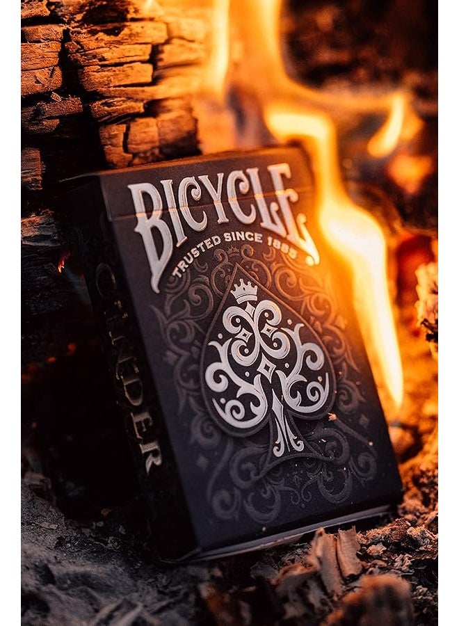 Bicycle بطاقات لعب بايسكل سيندر بريميوم، فضي دخاني، 1 مجموعة - Image 4