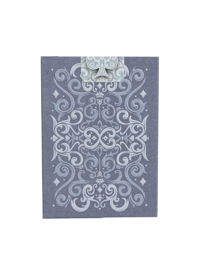 Bicycle بطاقات لعب بايسكل سيندر بريميوم، فضي دخاني، 1 مجموعة - Image 2