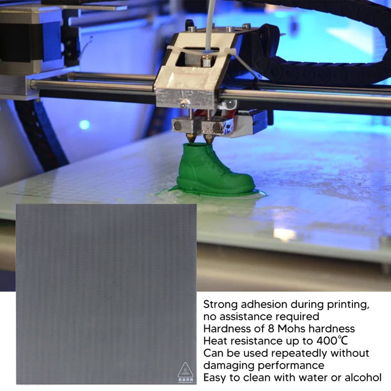 Strong Adhesion 3D Printer Build Sheet Stable Heat for Anet E12 E16 Print Bed - Image 4