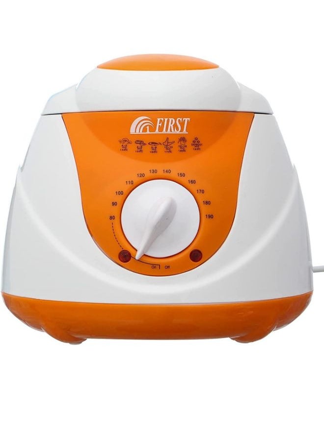فيرست 1 مقلاة زيت كهربائيه WDKL-808C من فيرست 1  لتر، أبيض  - Image 1