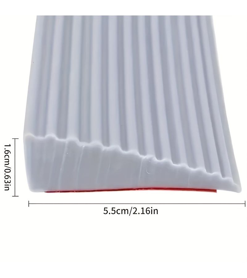 White Threshold Ramp Pad 31.5 Inch Extended Sweeping Robot Climbing Mat Indoor Door Sill Household Bike - Image 3