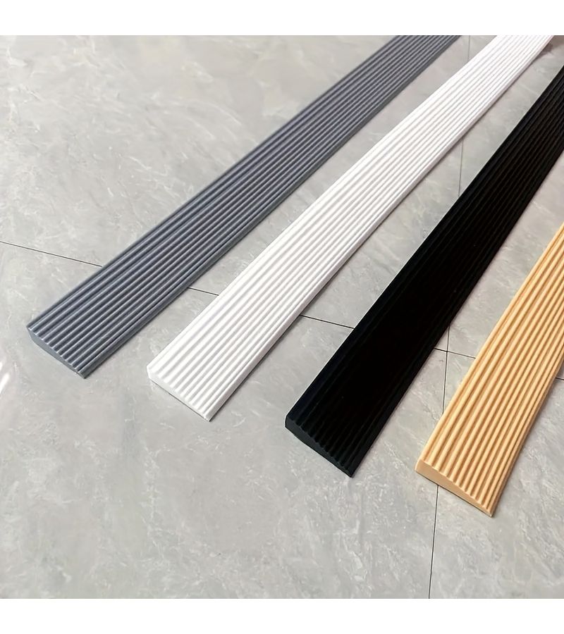 White Threshold Ramp Pad 31.5 Inch Extended Sweeping Robot Climbing Mat Indoor Door Sill Household Bike - Image 1