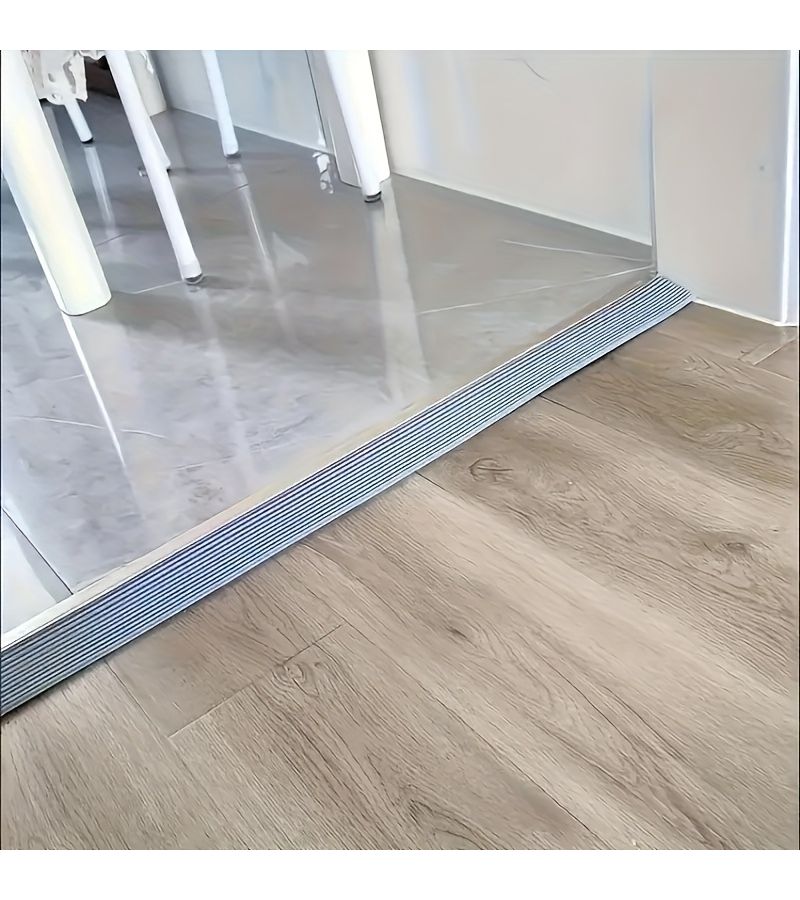 White Threshold Ramp Pad 31.5 Inch Extended Sweeping Robot Climbing Mat Indoor Door Sill Household Bike - Image 4