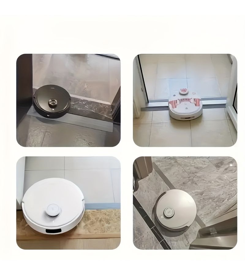 White Threshold Ramp Pad 31.5 Inch Extended Sweeping Robot Climbing Mat Indoor Door Sill Household Bike - Image 5