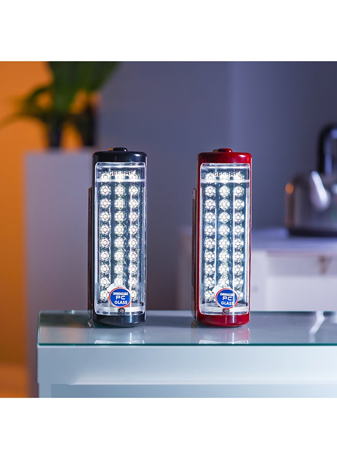 GEEPAS 24 Mega Luminous LED's Rechargeable LED Lantern Set Of 2, 30 Super Bright SMD LEDs, Energy Efficient, USB Charging Multicolor - Image 2