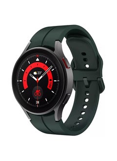 Generic Silicone Replacement Band Compatible with Samsung Galaxy Watch 5 Pro 45mm | 5 o'clock 44mm 40mm | Galaxy Watch 4, special strap, no gap  - Image 1