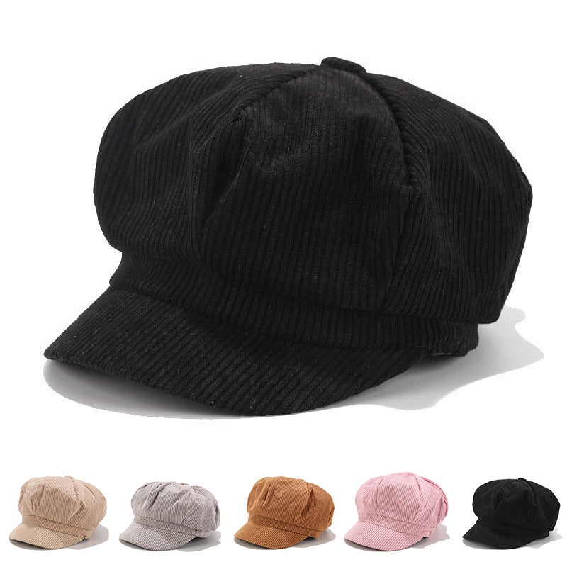 Women's Beret Hat - Classic Cotton Beret Cap for Autumn and Winter - Image 1