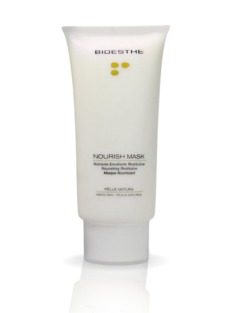 Bioesthe Nourish Mask - Hydrating & Revitalizing Facial Mask for Tired & Mature Skin - Deeply Moisturizing & Soothing with Emollient Oils - 50ml - Image 1